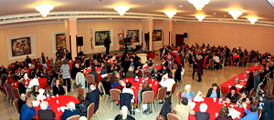 The New Year and Christmas party was attended by 200 elderly.The New Year and Christmas party was attended by 200 elderly.