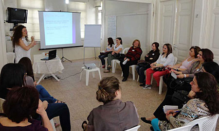 A workshop session