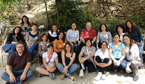 The participants of the spiritual retreat.